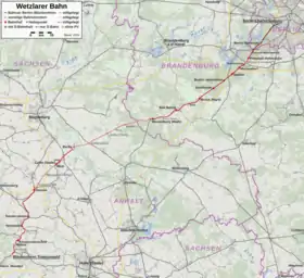 Voir la carte de la ligne.