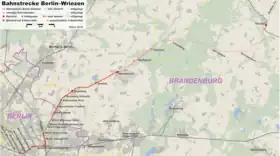 Voir la carte de la ligne.