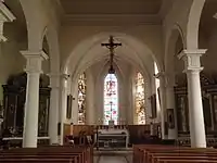 Nef de l'église Saint-Colomban.