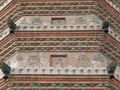 Décoration de la pagode occidentale