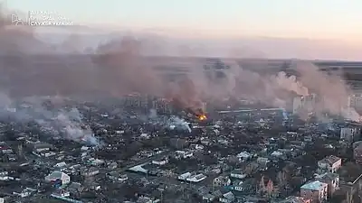 Bakhmout le 5 avril 2023