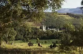 Le château et sa proche prairie