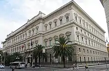 Le palais Koch, siège de la Banque d'Italie.