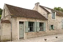 Maison-atelier d'artiste musée Millet, du hameau voisin de Barbizon.