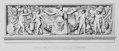 Attributs des victoires de l'Ouest par Jean-Joseph Espercieux.