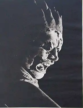 Général du Yakushi Nyorai. Argile crue, VIIIe siècle. Salle principale Yakushi-ji, Nara