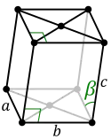 Monoclinique à bases centrées (β)