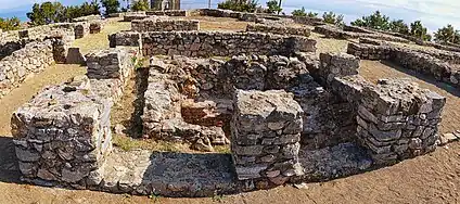 L'atrium et la citerne.