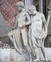 Les Génies de l'architecture et de la peinture par Jacopo De Martini.