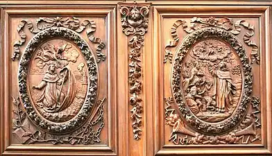 Saint Vincent Ferrier et saint Raymond de Panyafort.