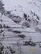 Enneigement au 30 mai à 1 300 m,  Baréges Souriche