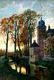Nicolaas Bastert (en), Maison à Hoorn (1900, Rijswijk, coll. priv.).