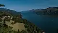 Vue sur la vallée du Columbia, depuis le point de vue de Beacon Rock (octobre 2021).