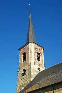 Dernier étage en briques.
