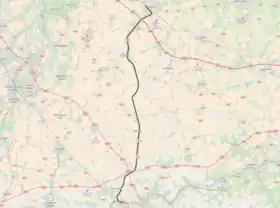 Voir la carte de la ligne.