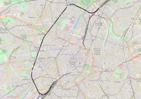 Plan de la ligne 28.