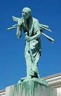 L'Hiver ou La Vieille Bûcheronnede Pierre Braecke.