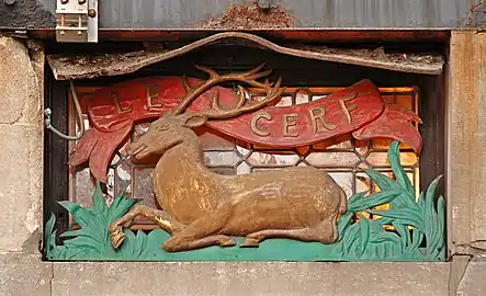 L'enseigne du cerf.