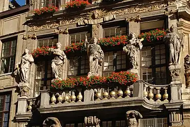 Allégorie de la Justice et des continents.