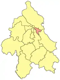 Localisation de Mali Mokri LugМали Мокри Луг