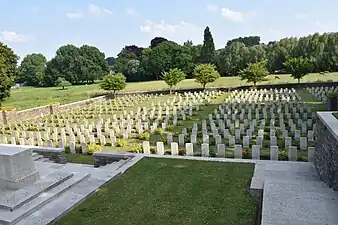 Vue depuis la terrasse de la Croix du Sacrifice.