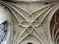 Collatéral sud, voûte de la 1re travée.