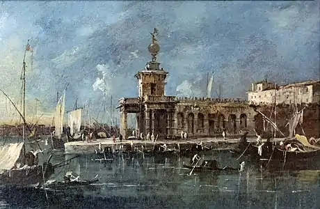 Punta della Dogana, vers 1765de Francesco GuardiFondation Bemberg