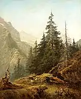 The Wetterhorn from above Rosenlaui, entre 1889 et 1898