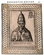 Benoît XII, Pape d'Avignon (1335).