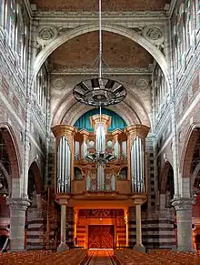 Le grand orgue et la tribune