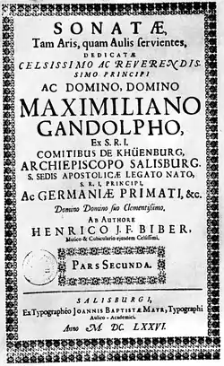 Image illustrative de l’article Sonatæ tam aris quam aulis servientes