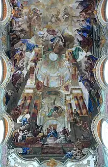 Johannes Zick, Scène de la vie de Jésus, Église Saint-Martin de Biberach an der Riß, 1746