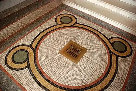 Mosaïques du hall d'entrée.