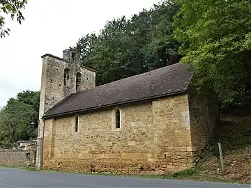 L'église Saint-Jean de Bigaroque.