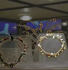 Vitrine de bijoux puniques.