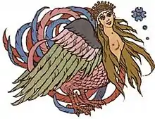 Alkonost(oiseau de paradis)