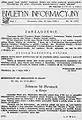 Biuletyn Informacyjny (en) du 15 juillet 1943 informant de la mort du général Władysław Sikorski et de l'ordre pour une journée de deuil national.