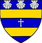 Blason d'Orelle, lequel est présent dans l'église.