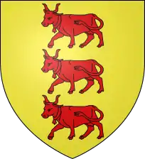 Blason de la famille Gachassin-Lafite d'Orthez.