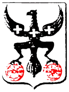 Le blason de Jean de Mansencal (archives de la ville de Rieumes).