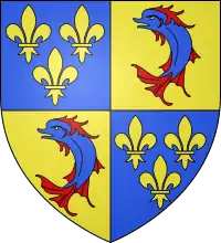 Image représentant le blason du Dauphiné.