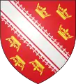Le blason historique notamment utilisé par la région Alsace.