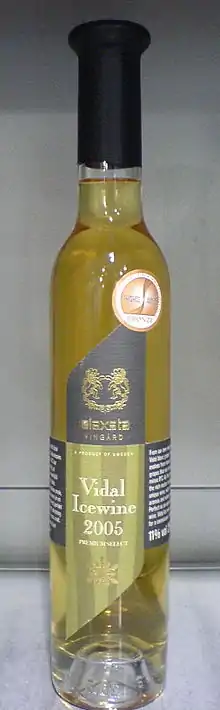 Vin de glace suédoisVidal Icewine 2005