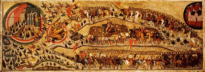 Icône du milieu du XVIe siècle.