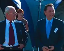 Bo Andersson with King Carl XVI of Sweden