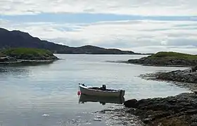 Dans le lointain : île de Ronay