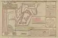 Détails du plan de la forteresse reconstruite en 1697