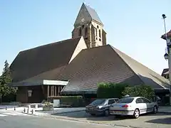 L'entrée de l'église Saint-Leu-Saint-Gilles, façade nord.