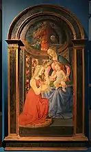 Mariage mystique de sainte Catherine, Bottega du Ghirlandaio, 1480