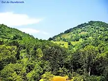 Col du Hundsruck, vu de Bourbach-le-Bas.